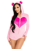 Leg Avenue Sweetheart Bear Velvet Romper S
