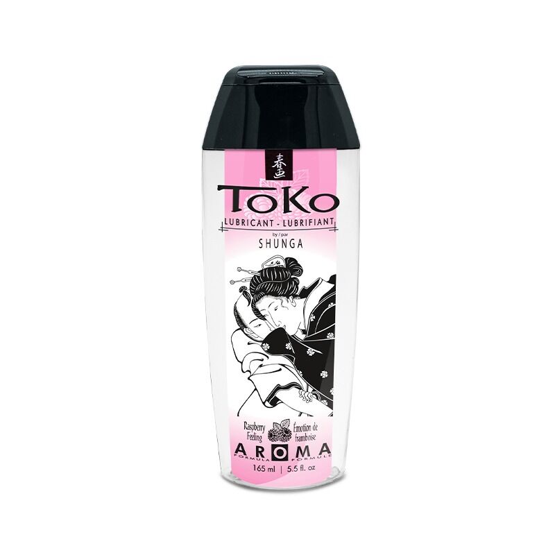 Shunga Toko AROMA Water-Based Lubricant – Raspberry (165 ml), sugar-free