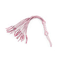 Flogger Liebe Seele White & Pink Leather Whip