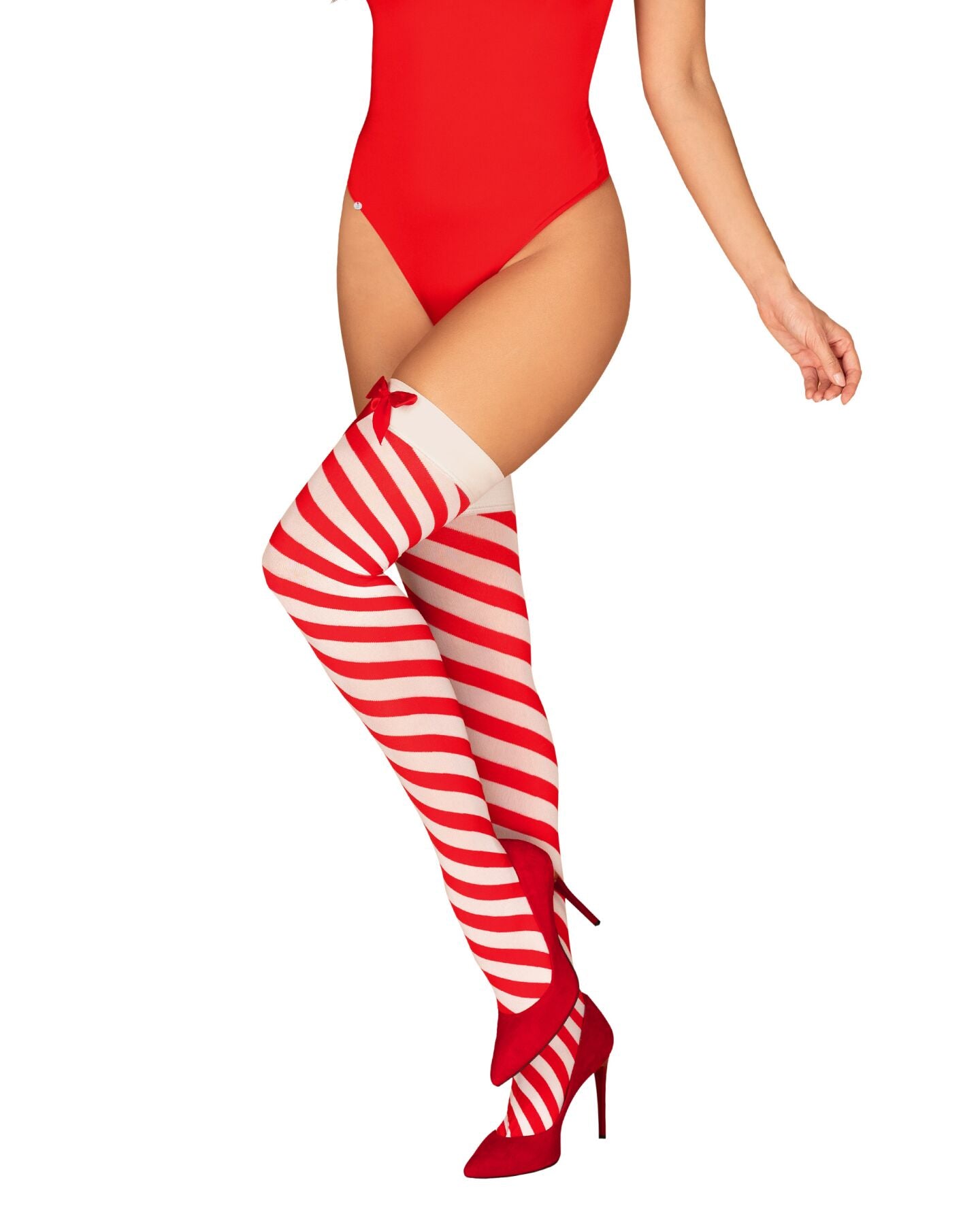 Stockings Obsessive Kissmas stockings L/XL