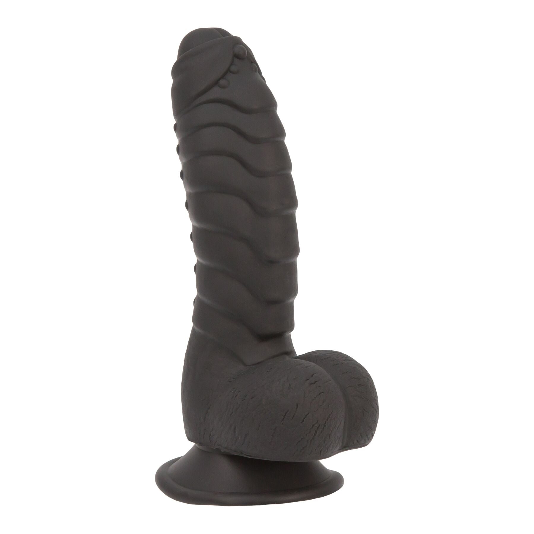 ADDICTION Ben 7" Dildo With Balls Black, bullet vibrator as a gift