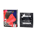 Holographic Recare Cola Dotted&Ribbed Condoms 3 pcs, with dots and ribs, flavor: Cola