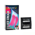 Holographic Recare Ice Cream Big Dotted Condoms 12 pcs, with studs, scent: ice cream