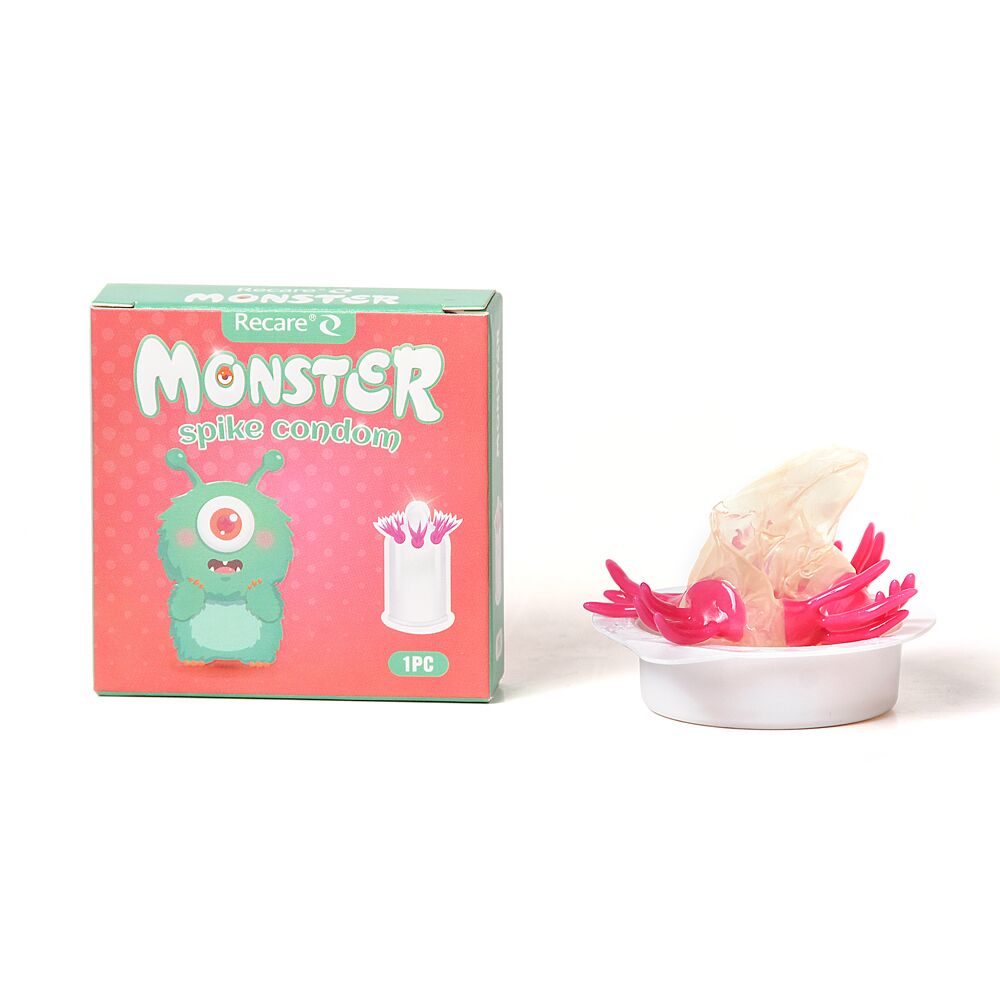 Recare Turquoise Monster Spike Condom