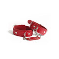 Leather Handcuffs Art of Sex - Eva, Red