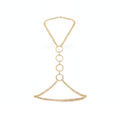 Metal Harness Art of Sex - Mango, gold color, XS-2XL