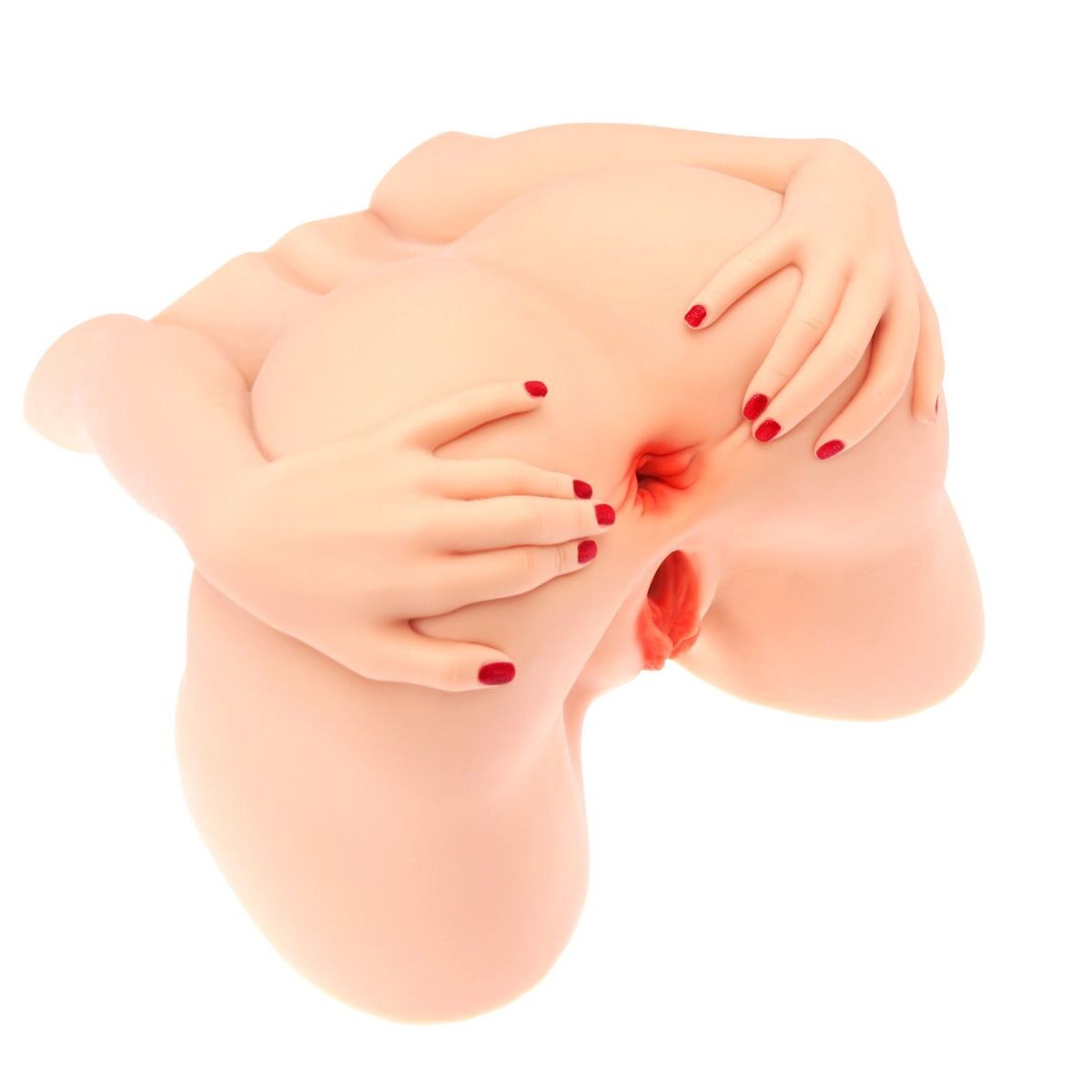 Masturbator-Ass Naked Factory MONICA, vagina + anus, 2 channels, very realistic, open-ended