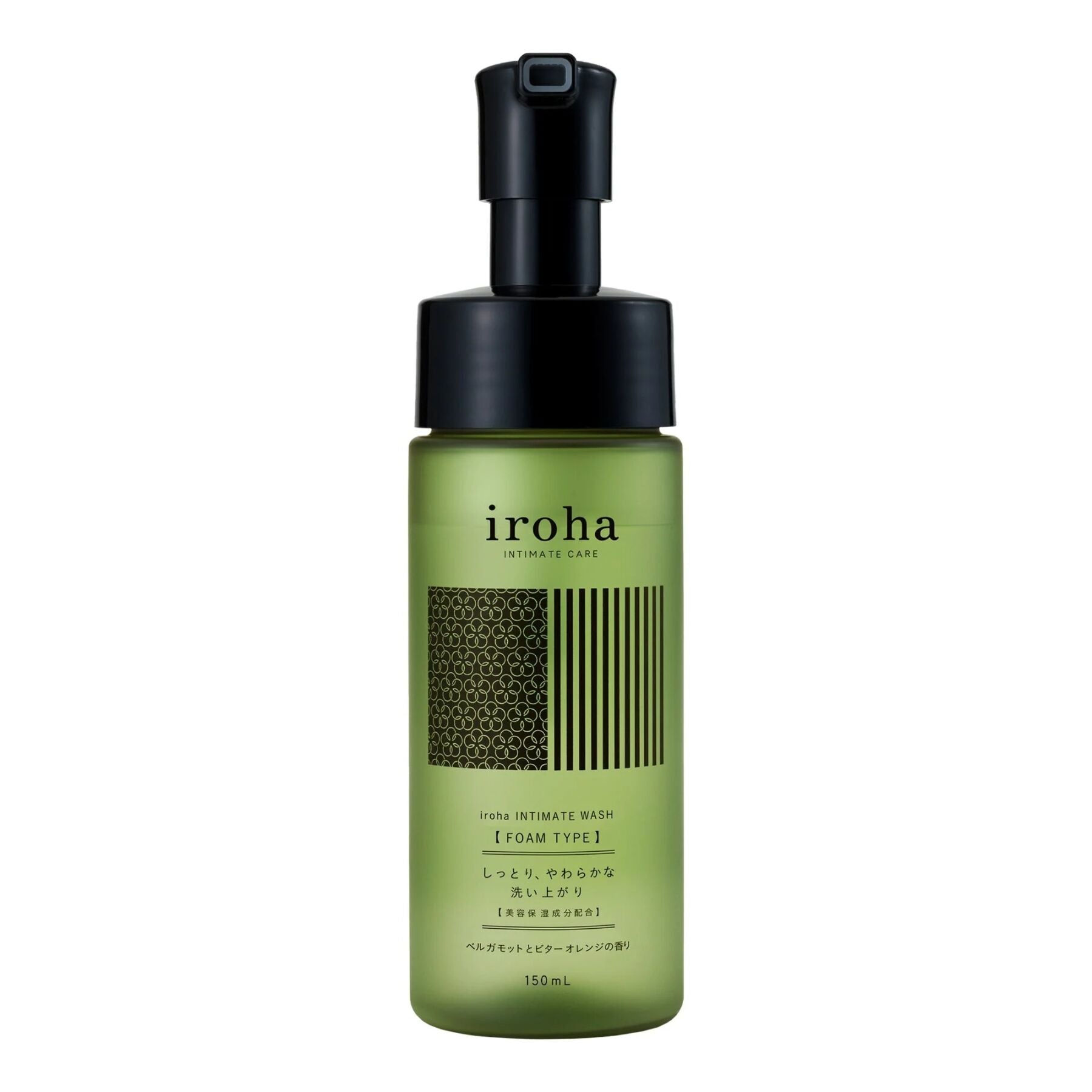 Iroha Intimate Wash Foam Type Bergamot and Bitter Orange 150 ml