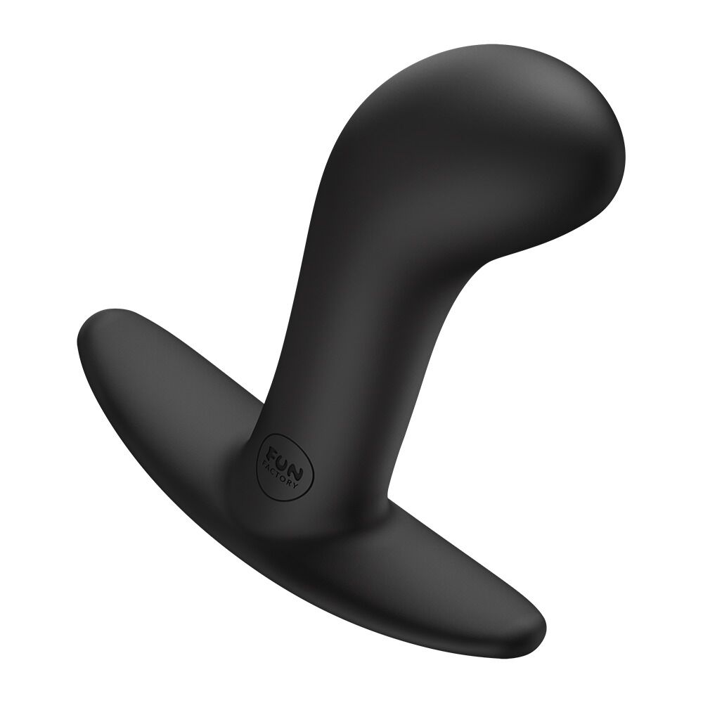 Anal plug Fun Factory BOOTIE L Black, diameter 3.8 cm, thin limiter