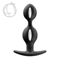 Anal Beads Fun Factory B BALLS DUO Black, vibration effect, diameter 3.2 and 3.6 cm