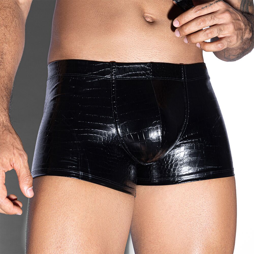 Men's Erotic Lacquer Laced Thong JSY 9118T One Size
