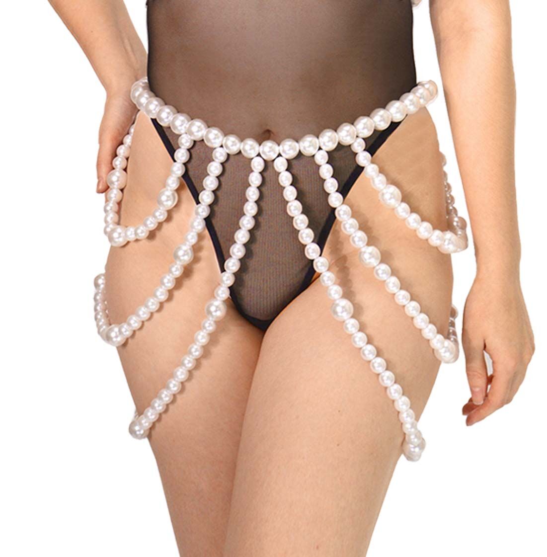 Art of Sex - Jasmine Pearl Skirt, white, size XS-2XL