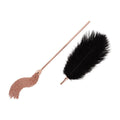 Tickler with Metal Flogger Rosy Gold - Feather Tickler & Whip