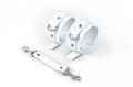 Feral Feelings - Ankle Restraints White, genuine leather