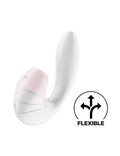 Satisfyer Supernova White Vacuum Vibrator, 2 Shaft Positions