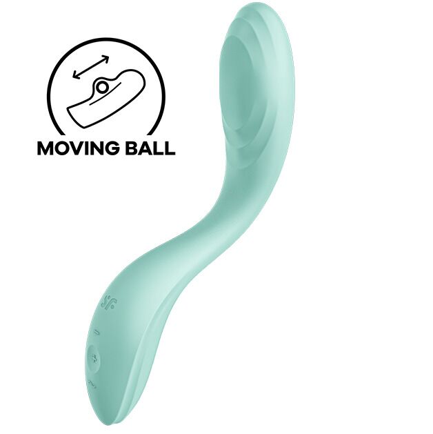 Satisfyer Rrrolling Pleasure Mint G-Spot Vibrator with Pearl Stimulation
